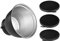 Andoer 7inch Bowens Reflector with 20 ° 40 ° 60 ° Grid for Bowens Mount Studio Strobe Flash Light
