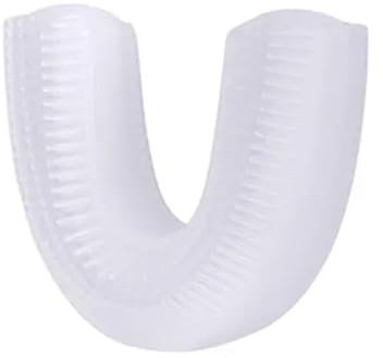 Ultrasonic U Type Electric Toothbrush, 360° Automatic Electric Toothbrush Teeth Whitening Brush Wireless Electric Tooth Clean Brush Adults Electric Lazy Toothbrush (Only Brush Head, One Size)