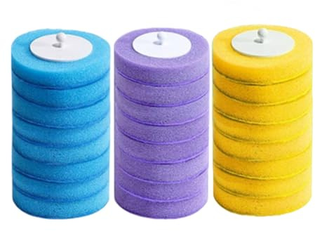 Cabezales de cepillo de aceite con detergente integrado, herramienta higiénica de limpieza de inodoro, fácil de usar para un mantenimiento eficaz del baño, limpieza higiénica del inodoro