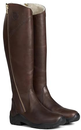Horze Aspen Womens Winter Tall Boots - Dark Brown - 7.5R