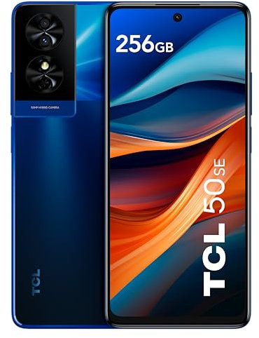 TCL 50 SE 17,2 cm (6.78) Double SIM Android 14 4G USB Type-C 6 Go 256 Go 5010 mAh Bleu