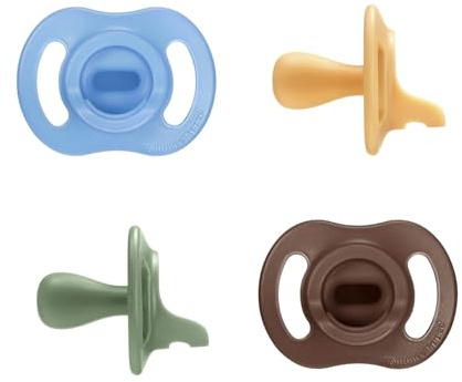 Tommee Tippee Chupete Ultra-light StayPut, 18-36m, paquete de 4, diseño de silicona de una sola pieza