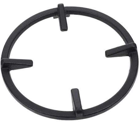 ZUNOXAZ Soporte Antideslizante para Cocina Gas de Hierro Rejilla para Paella y Ollas Accesorio Práctico para Hornillo Gas Fácil Instalación y Aislamiento Térmico