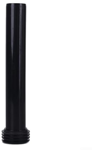 Tube de chasse d'eau manuel pour réservoir d'eau dissimulé - 30 cm - En polypropylène noir - Compatible avec les systèmes de drainage muraux