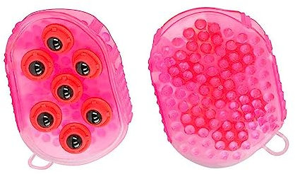 Kerbl Magnet-Massage-Striegel rosa