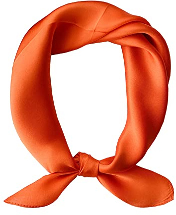 ACMEDE Foulard Quadrato Sciarpa in Pura Seta da Donna Uomo Sciarpe 100% Seta di Gelso Bandane Leggere per Capelli da Donna Testa Collo Decorazione Copricapo Sciarpa, 55 x 55 cm