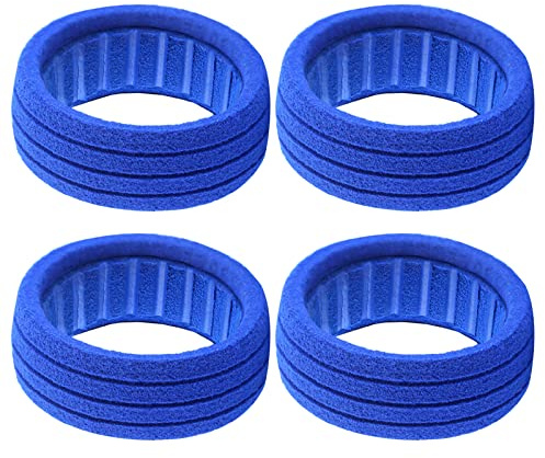 ZEZEFUFU 4 st däckskum blå däckskum inre tub airbag kit skum för 1/8 off-road kortbana lastbilsdäck