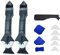 BORISCA 16 Pezzi Strumento di Sigillante Kit, Togli Silicone Angolare con Grout Remove, Calafataggio Raschietto in Silicone con Strumenti, Spatola per Silicone Raschietto per Finestra, Cucina
