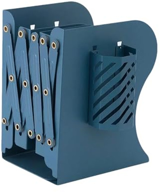 Genérico Estantería pequeña para Escritorio,Estantería para Libros de Escritorio | Estante telescópico de Almacenamiento para estantería de,Organizador de de Metal con portalápices, Estan