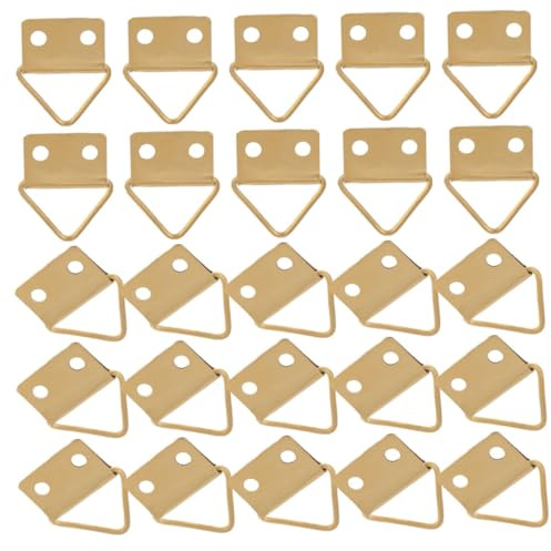 Uonlytech Supports pour Cadres Photo Métalliques 150 Pièces, Boucles Triangulaires Suspendre Murale, Kit Complet pour Accrocher Tableaux et Peintures à L'Huile