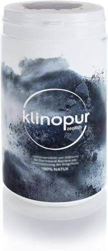 KLINOPUR Zeolith 150g Premium Medizinprodukt zur Entgiftung, 100% natürliche Darmreinigungskur & Detox [4 µm ultrafein], Klinoptilolith, Zeolith Pulver zum Einnehmen - alternativ zu Heilerde Pulver