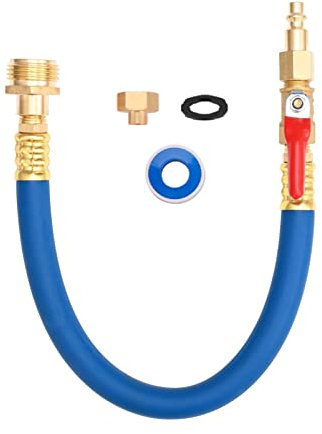 Kit de invierno de latón sin plomo, enchufe de soplado para caravana, adaptador de soplado, compresor de aire, adaptador de manguera de conexión rápida, adaptador de ajuste de soplado de agua con