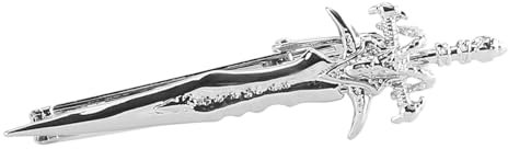 LICHENGTAI Krawattennadeln für Herren, Klassische 3D Silber Schwert Krawattenklammern Krawattennadel Regelmäßige Krawatten Tie Clip für Hochzeitstag Business und Alltag