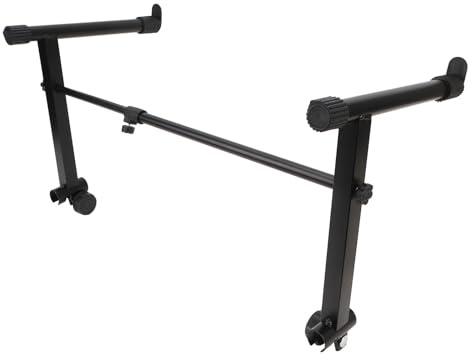 Riser per Tastiera Elettronica, Supporto Regolabile per Pianoforte, estensione regolabile 42-75 cm, for Casa, Ufficio, Scuola Musica, Musicisti