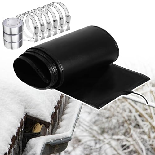 agreilduite Panel Calefactor para Techos contra Presas De Hielo, Esteras Calefactoras Flexibles para Derretir Nieve En Techos Y Canaletas, Tamaño Disponible: 760-75 Cm, Listo para Usar,75cm/2.4ft