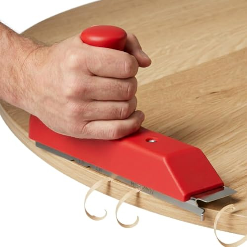 HERRON 3-in-1 Edge Banding Trimmer – Manual Veneer & Laminate Cutter with High Carbon Steel Blade, Woodworking Edge Band Trimmer for PVC, ABS, Melamine – Deburring Tool for Cabinets, Furniture, DIY
