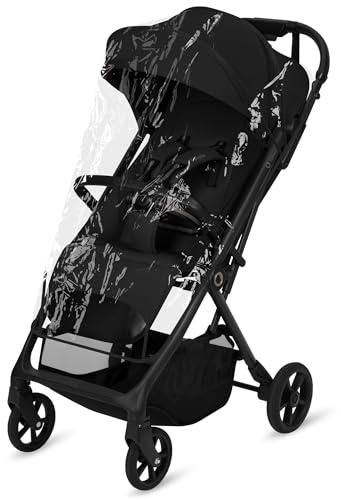 Lionelo Tansi Regnskydd Barnvagn, Transparent Regnskydd, Vindskydd, Snabb Montering, Anpassat för Tansi