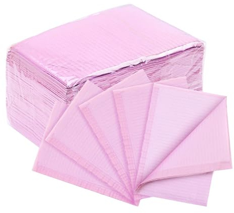 Nagelmattor 50 stycken separata pappersark med tre lager och måtten 32,5 | Nagelpad, manikyrunderlägg och pappershanddukar Används till manikyr, pedikyr, hemsalong samt för