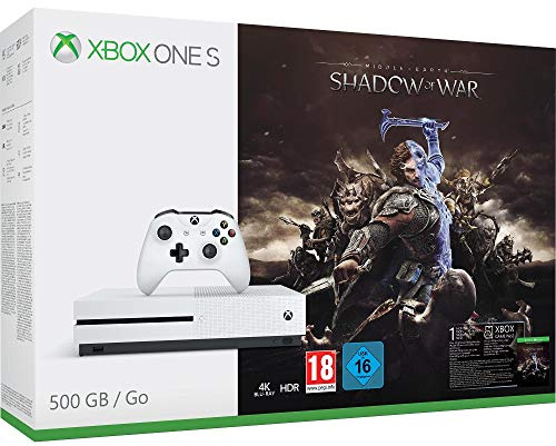 Pack Console Xbox One S 500Go avec L'Ombre de la Guerre