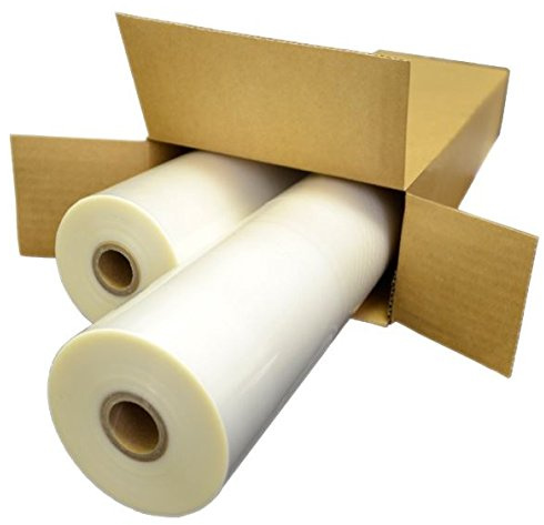 Signature Thermal Roll Laminating Film - 1.5mil 27 x 500' x 1 Core Glossy [2 Rolls/Box]