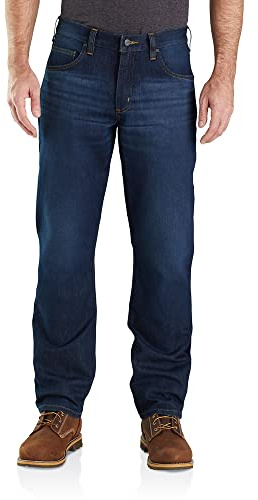 Carhartt Men's Force Relaxed Fit Low Rise 5-Pocket Jean, Everest, 32W x 34L