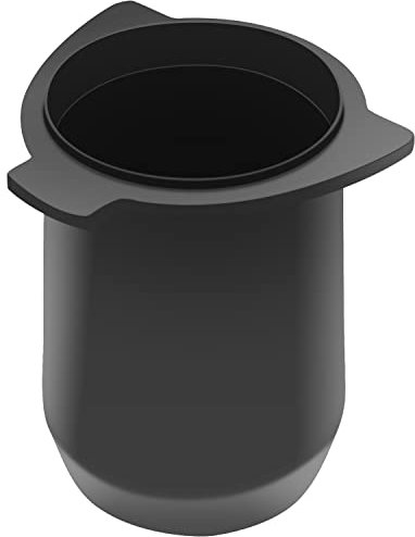 LEUOVE 54mm Dosierbecher | Espresso Dosing Cup | Kaffee-Dosierbehälter | Kaffeemehl Abwiegen Becher Barista Accessrioes | Aluminium Metal | für Sage Barista Siebträger Kaffeemaschine | Schwarz