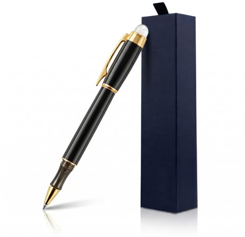 Penna Personalizzata - Set da Scrittura Penna Esecutiva con Punta in Cristallo Penne Fantasia Personalizzate con Il Tuo Nome o Messaggio, Set Regalo per Ufficio Uomini e Donne Amici
