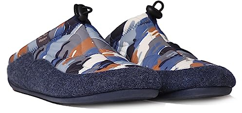 TONI PONS Zapatilla de casa para hombre hecha en fieltro - NADIR-UM Camuflaje, 41 EU.