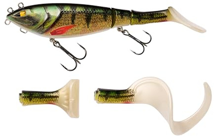 Berkley Zilla Tailswinger, Fishing Hook, Hard Lure, the First Jointed Tailbait on the Market With Amazing Swimming Action and Huge Versatility, PredatorFishing, Pike, Unisex, Perch, 89g | 180mm