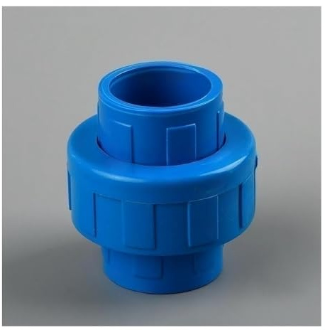 1 st PVC-rörkoppling rak koppling for akvarieslangar och bevattning, ID 20-110 mm, slitstark plastkoppling(Blue,20mm)