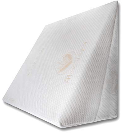 PEKITAS Cojin Almohada Lectura 60x30x50 cm Cama Sofá Sujeción Espalda Funda Lavable Fabricado en España