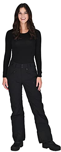 Arctix Premium Insulated Snow Pants Pantalones para Nieve, Mujer, Negro, X-Large (16-18) Long