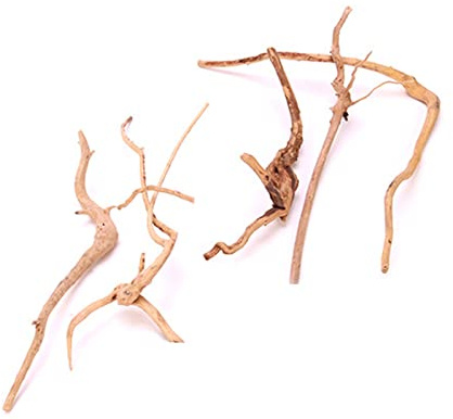 XINGYUXUXIN 5 Pcs Aquarium Driftwoods Natural Driftwood Fish Tank Decorations Solid Reptile Wood Branches for Fish Tank Small Fish Hiding