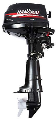 Motore fuoribordo a 2 tempi, 6 CV, fuoribordo a benzina, 4400 W, raffreddato ad acqua, 5500 giri/min, motore elettrico per barche 6.0HP, fuoribordo elettrico 6 CV 4400 W, senza spazzole