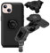 Quad Lock Motorcycle Fork Stem Phone Mount PRO Kit with Vibration Dampener and iPhone 13 MAG Case