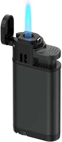 Lzzuid Windproof Jet Flame Turbo Torch Lighter Butane Refillable (Sold Without Gas)