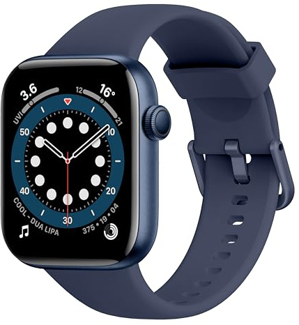 AcclaFit Smartwatch Uomo Donna, 1.85 Full Touch Screen Smartwatch con Effettua/Risposta Chiamate, Fitness Tracker con Pressione Sanguigna e Monitor Sonno, 140+ Sport Step Counter per Android iOS