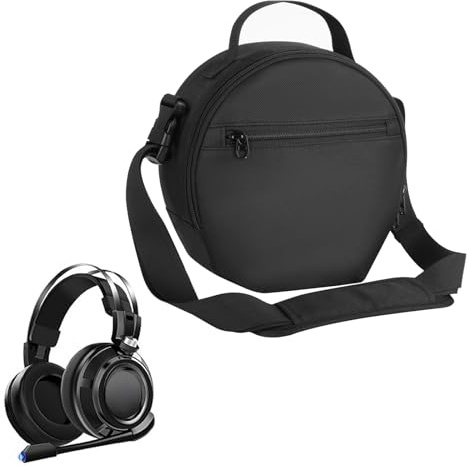 Custodia per cuffie compatibile con cuffie DJ, per tracolla e custodia protettiva portatile