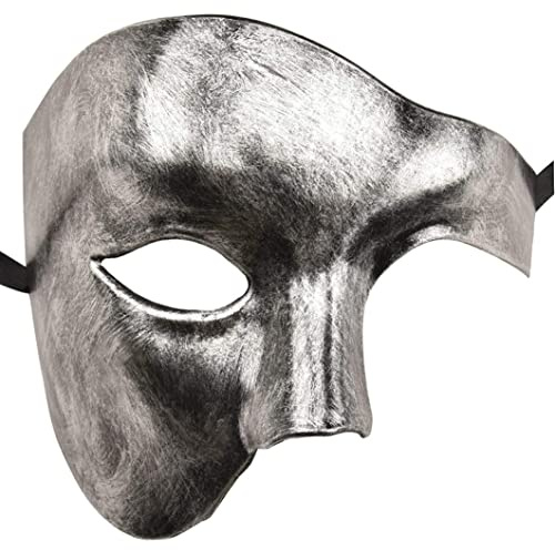 AwnsIMfreien Halloween-mask, mask för män maskerad Fantom of The Opera halvansikte, maskerad för män