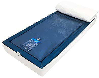 Aqua Sense Komplettset Wasserbett Leichtgewicht - Wasserbett Wasserkern Wassermatratze für Lattenrost universell - 100 x 200 cm - 100% Beruhigung