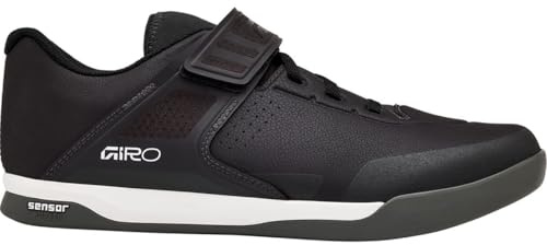 Giro Chamber III Unisex MTB Fahrradschuhe, Leichter & schlanker, maximale Leistung bergab, Velcro-Verschluss, griffige Sohle, steife DH-Platte, +10 mm Cleat-Offset, Farbe: White, Größe: 48