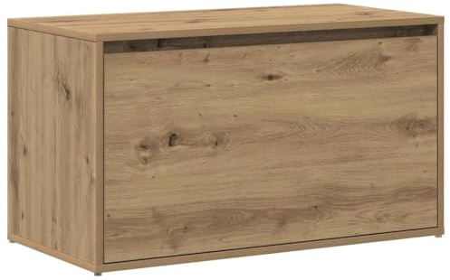 vidaXL Banc d'entrée 80x40x45 cm chêne Artisanal Bois d'ingénierie, Banc à Coffre, bancs de Couloir, Banc de Salon, Banc de Couloir, Banc de Rangement