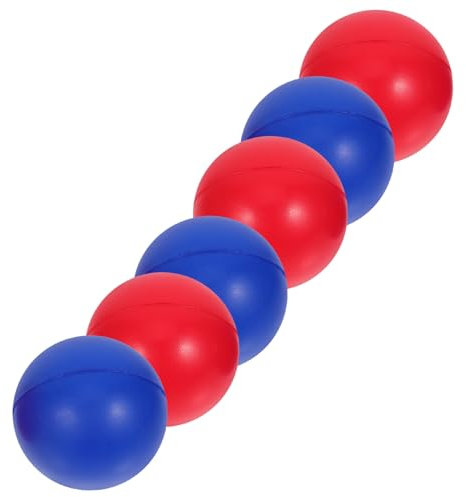 VICASKY 6St Flummi strandspielzeug strandspiele Strandballzuverlässigkeit Strandballmaterial Strandballspielspaß Klare Strandbälle paddeln Beachtennis Ball Pu-Trainings-Wasserball
