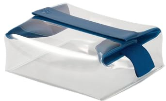 Cadence Parcel - Kit transparente con cierre magnético - Kit de aseo de viaje duradero y resistente a fugas - Cumple con la TSA y diseño modular - Bolsa de higiene para artículos esenciales de viaje