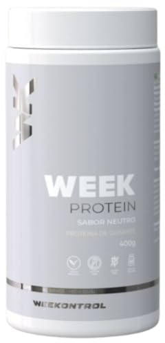 Weekontrol Proteína de Guisante en Polvo Sabor Natural para 40 Raciones. Proteína Vegetal Sin Glúten, Sin Lactosa, Vegana y con 78,9% de contenido proteico