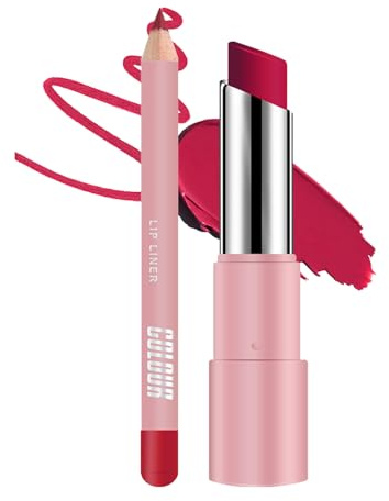 Bálsamo Labial con Color | Barra de Labios Impermeable e Hidratante - Bálsamo Mate Impermeable Duradero Para Cuidado Invernal Reparación Diaria