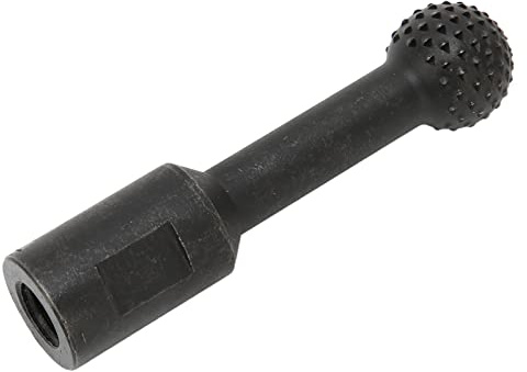 RASTKY Cabezal de Molienda de Madera Eficiente con Fresa Giratoria Esférica para Amoladora Angular Tipo 115, 125, Acero de Aleación de Cromo Vanadio Negro (25mm)