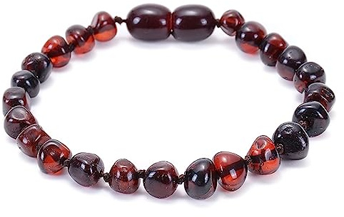 Schmuck bärnstensarmband för honom och henne, äkta naturstenar surfararmband, par, handgjorda, 15 cm hushållskranar