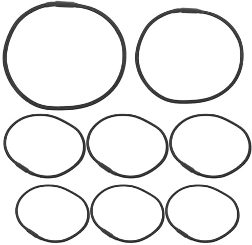 RUNROTOO 8 elastici antivibrazione per supporto microfono, elastici di ricambio universali per supporto microfono a condensatore, anelli antivibrazione per registrazione in studio