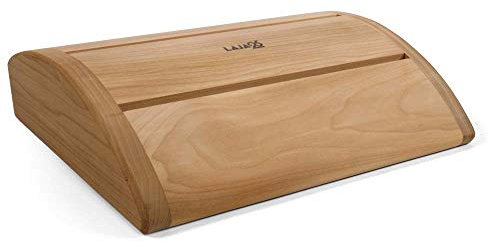 LaJa26 Sauna Kopfstütze Relax Thermo FSC Espenholz - Ideal für Nacken und Schultern - Robust - Ergonomisch gewölbt - Entspannend und langlebig - Auch als Rücken- oder Fußstütze nutzbar